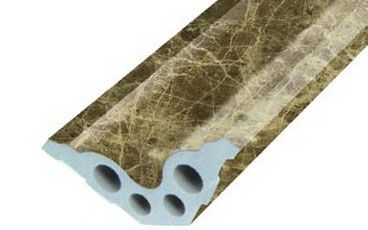 ابزار PVC نبش داخلی  5 سانتی   با تنوع طرح سنگ مرمر طبیعی